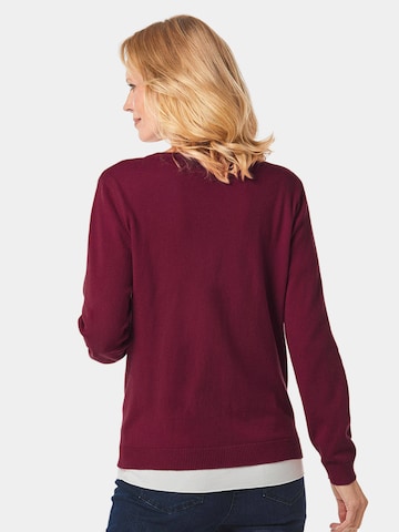 Goldner Knit cardigan in Red