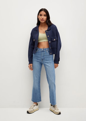 MANGO Bootcut Jeans 'Sienna' in Blauw