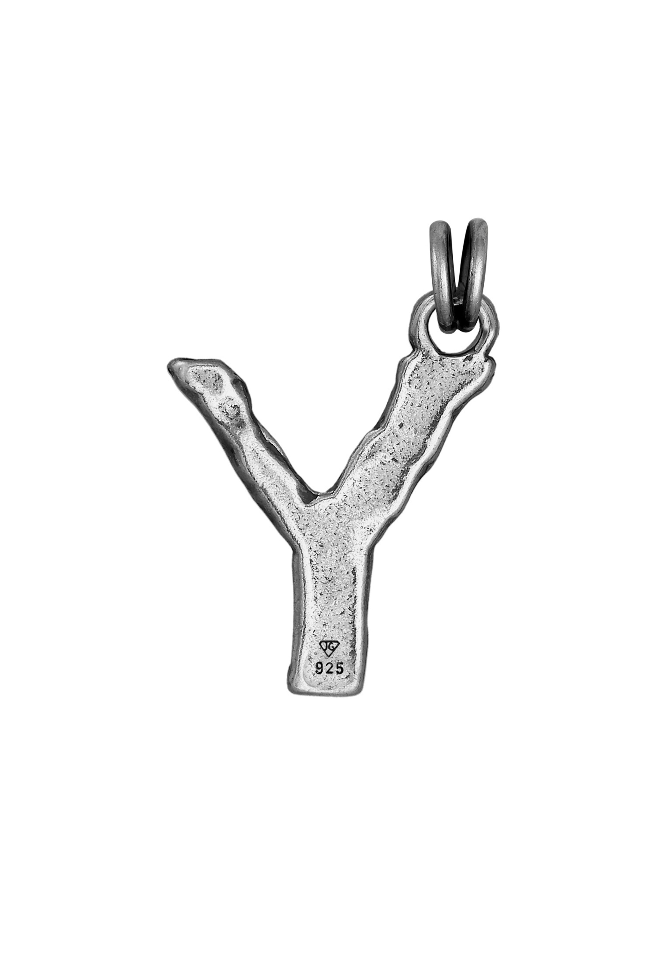 Haze&Glory Anhänger 'Y' in Grau