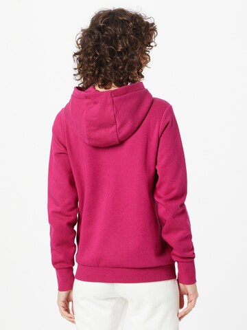 4F Athletic Zip-Up Hoodie in Pink