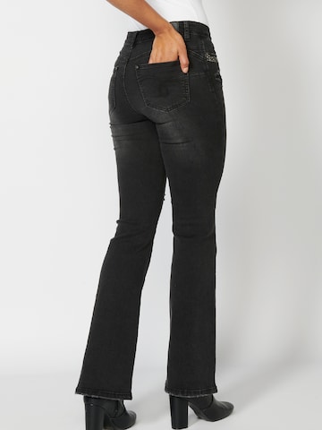 KOROSHI Regular Jeans in Schwarz