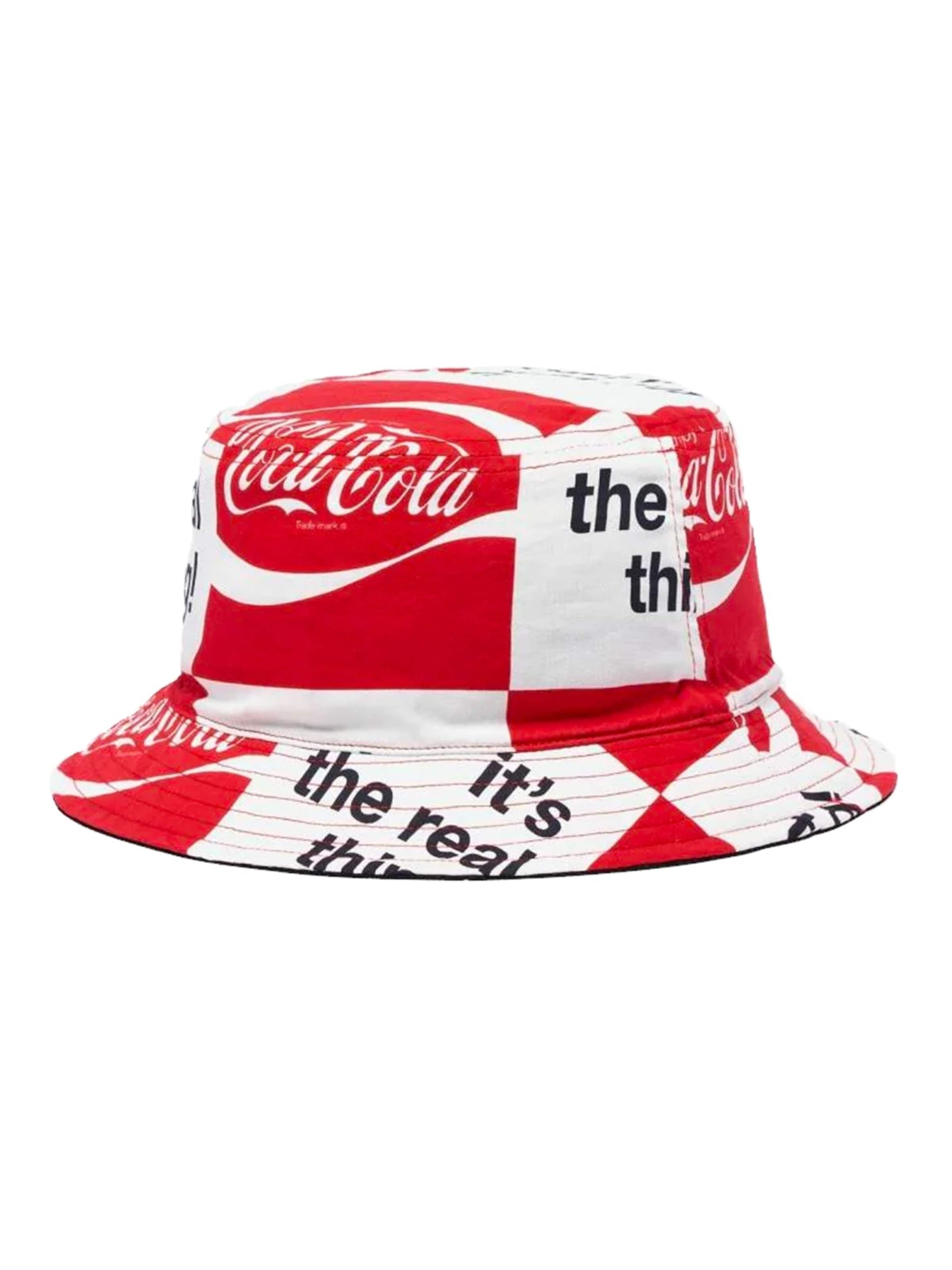 Brixton Kapelusz 'COCA-COLA GOOD DAY REV BUCKET COKE RED / BLACK' w kolorze mieszane kolory: przód