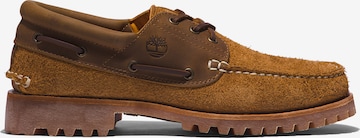 TIMBERLAND Lace-Up Shoes 'Authentics 3 Eye Classic Lug' in Brown