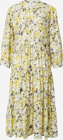 Lollys Laundry Shirt Dress 'Olivia' in Yellow: front