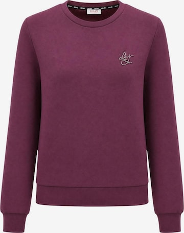 Liu Jo Sweatshirt 'FELPA CHIUSA TF6206 J3958' in Lila: voorkant