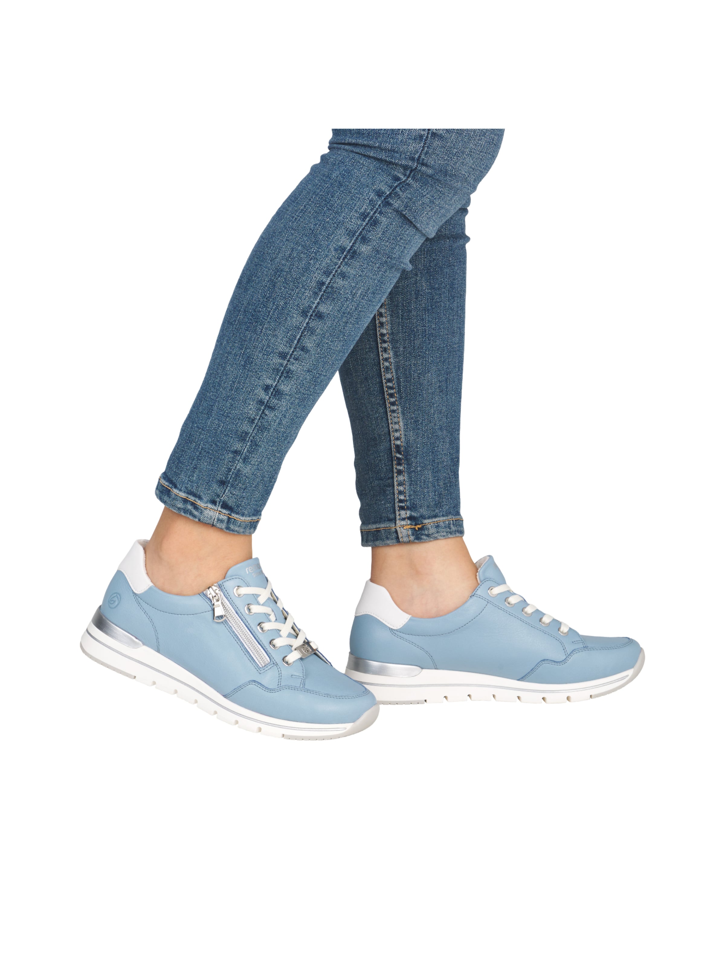 REMONTE Platform trainers in Blue: front