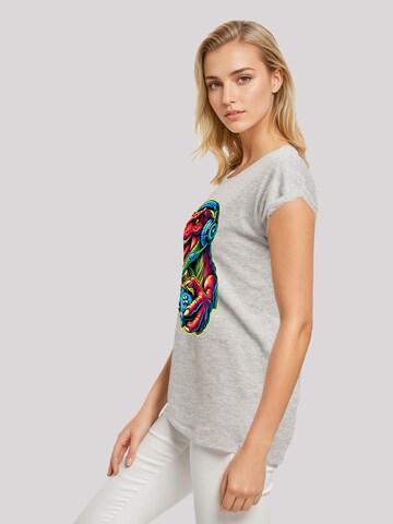 T-shirt 'Dinosaurier Gamer' F4NT4STIC en gris