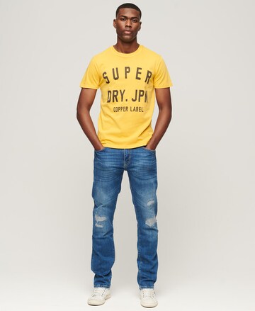 T-Shirt Superdry en jaune