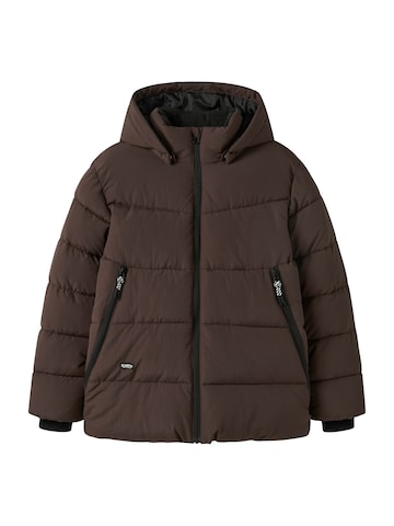 NAME IT Winterjacke 'NKM Melvin' in Braun: Vorderseite