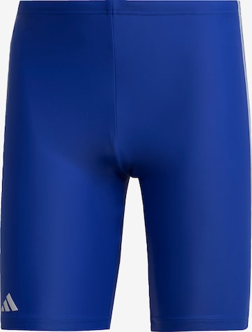 ADIDAS PERFORMANCE Athletic Swim Trunks in Blue: front