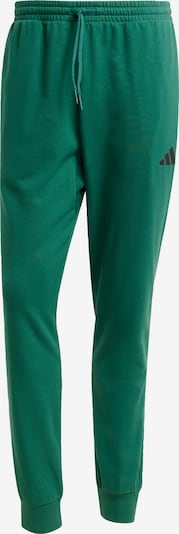 ADIDAS SPORTSWEAR Urheiluhousut 'Essentials Feel Cozy' värissä smaragdi / musta, Tuotenäkymä