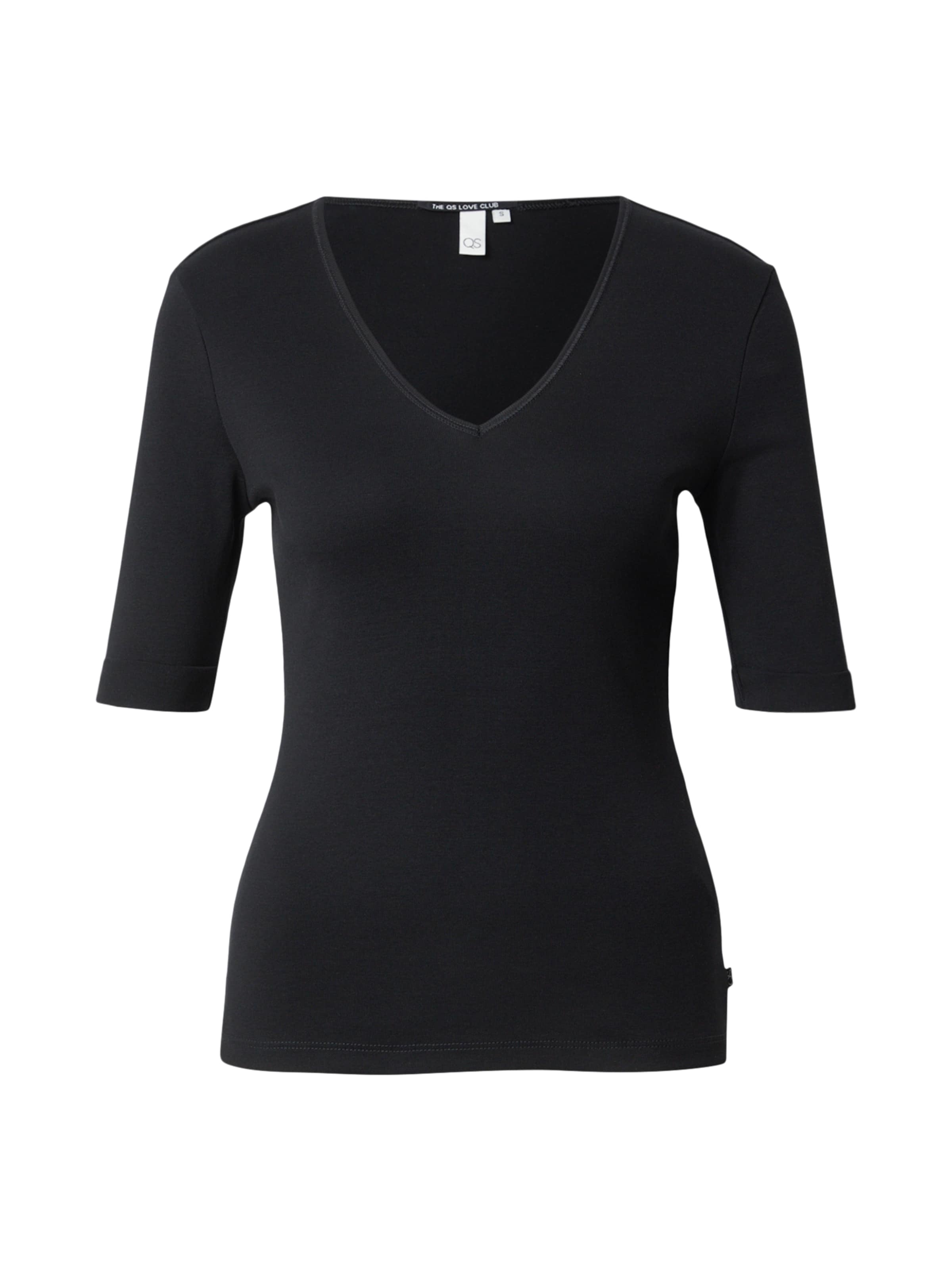 T-shirt QS en gris : devant