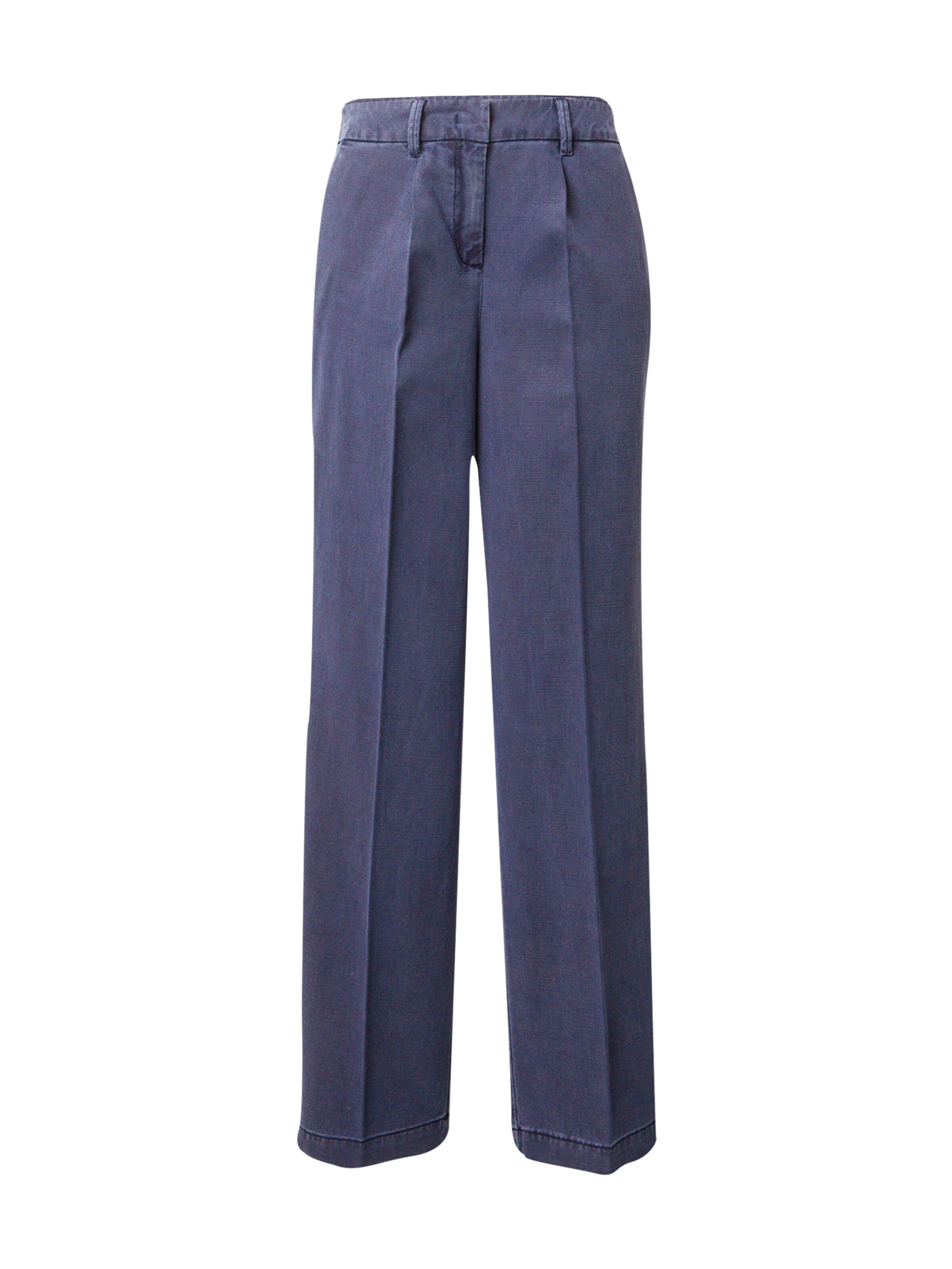 s.Oliver Wide Leg Hose in Blau: Vorderseite