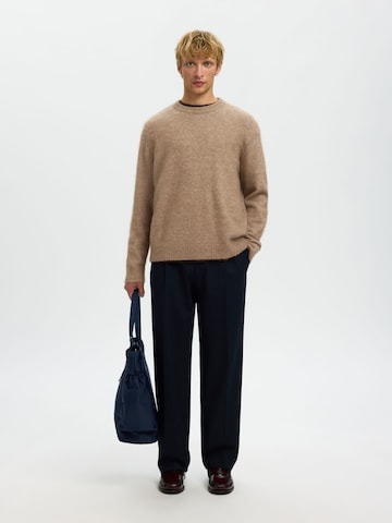 SELECTED - Jersey en marrón