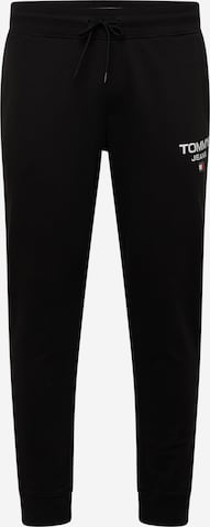 Tommy Jeans Plus Tapered Hose in Schwarz: predná strana