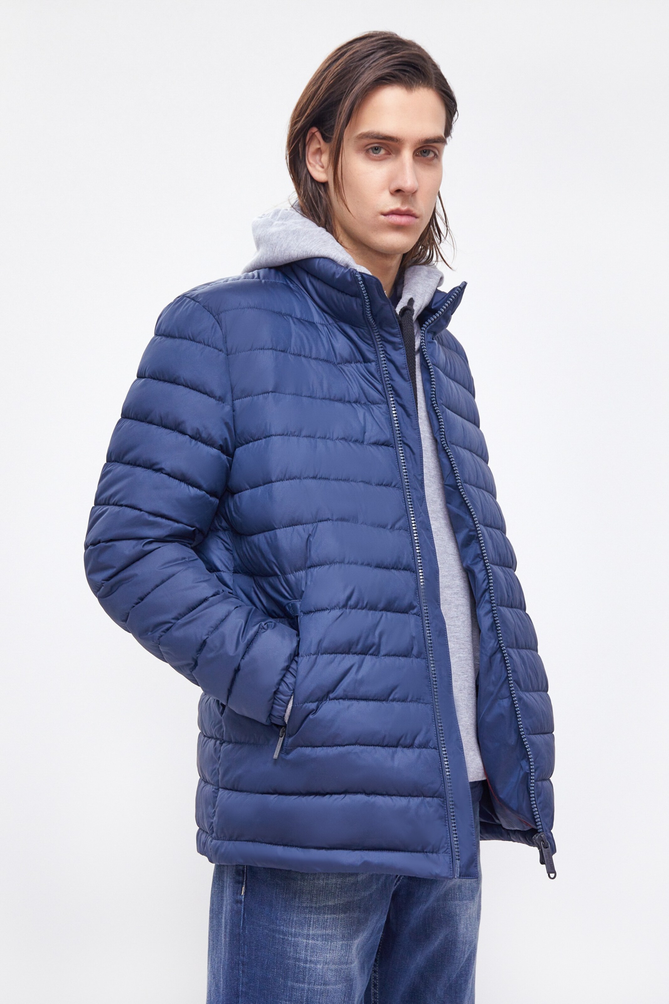 Männer Jacken Finn Flare Steppjacke in Dunkelblau - VU77432 Männer Jacken Finn Flare Steppjacke in Dunkelblau - VU77432