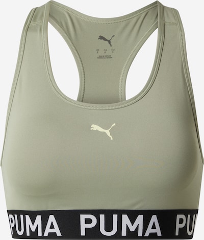 Sportinė liemenėlė '4Keeps' iš PUMA, spalva – pastelinė žalia / juoda / balta, Prekių apžvalga