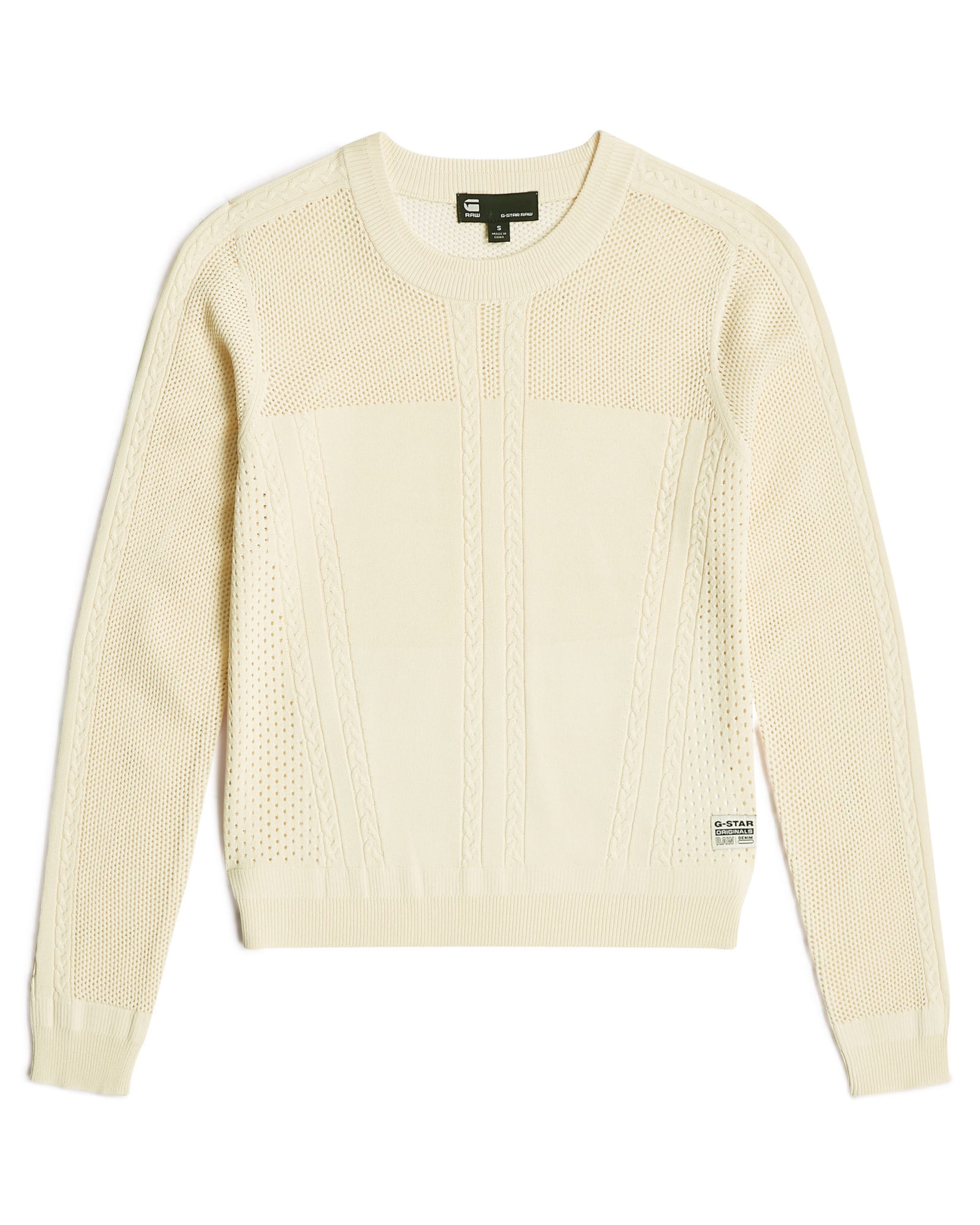 G-STAR Pullover in Weiß: Vorderseite