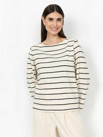 Soyaconcept - Top ' SC-GERTA ' en blanco: frente