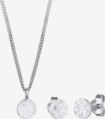 Parure de bijoux 'Plättchen' ELLI en argent : devant