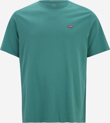 Levi's® Big & Tall Тениска в зелено: отпред
