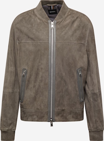 BOSS Between-season jacket 'Malbano 3' in Grey: front