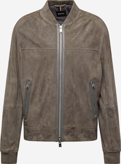 BOSS Between-Season Jacket 'Malbano 3' in Grey / Muddy colored, Item view
