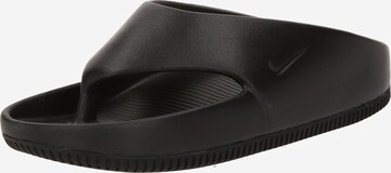 Flip-flops 'Calm' de la Nike Sportswear pe negru: față