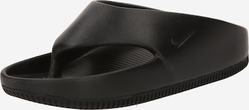 melns Nike Sportswear Iešļūcenes ar pirkstu atdalītāju 'Calm': no priekšpuses