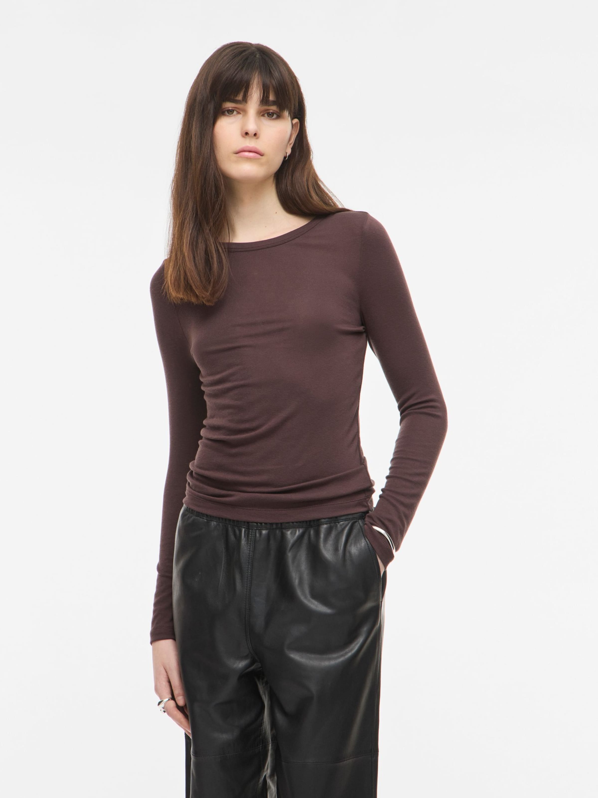 ROUGE EDIT - Camiseta en marrón: frente