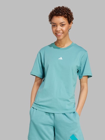 ADIDAS SPORTSWEAR Функционална тениска в зелено: отпред