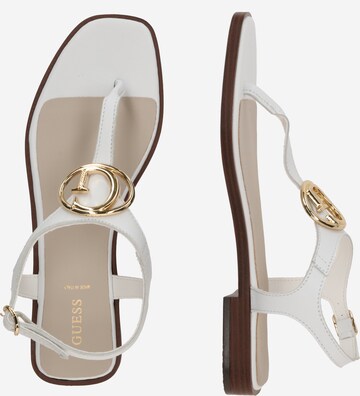 Tongs 'MIRY' GUESS en blanc