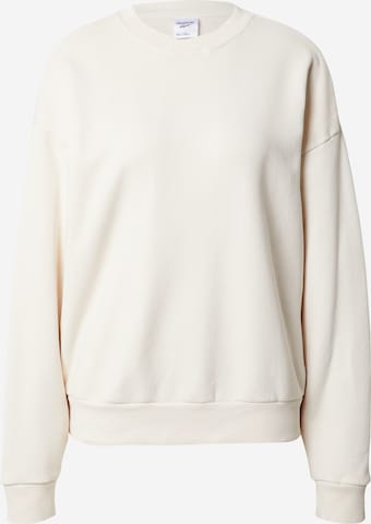 Reebok Sweatshirt in Wit: voorkant