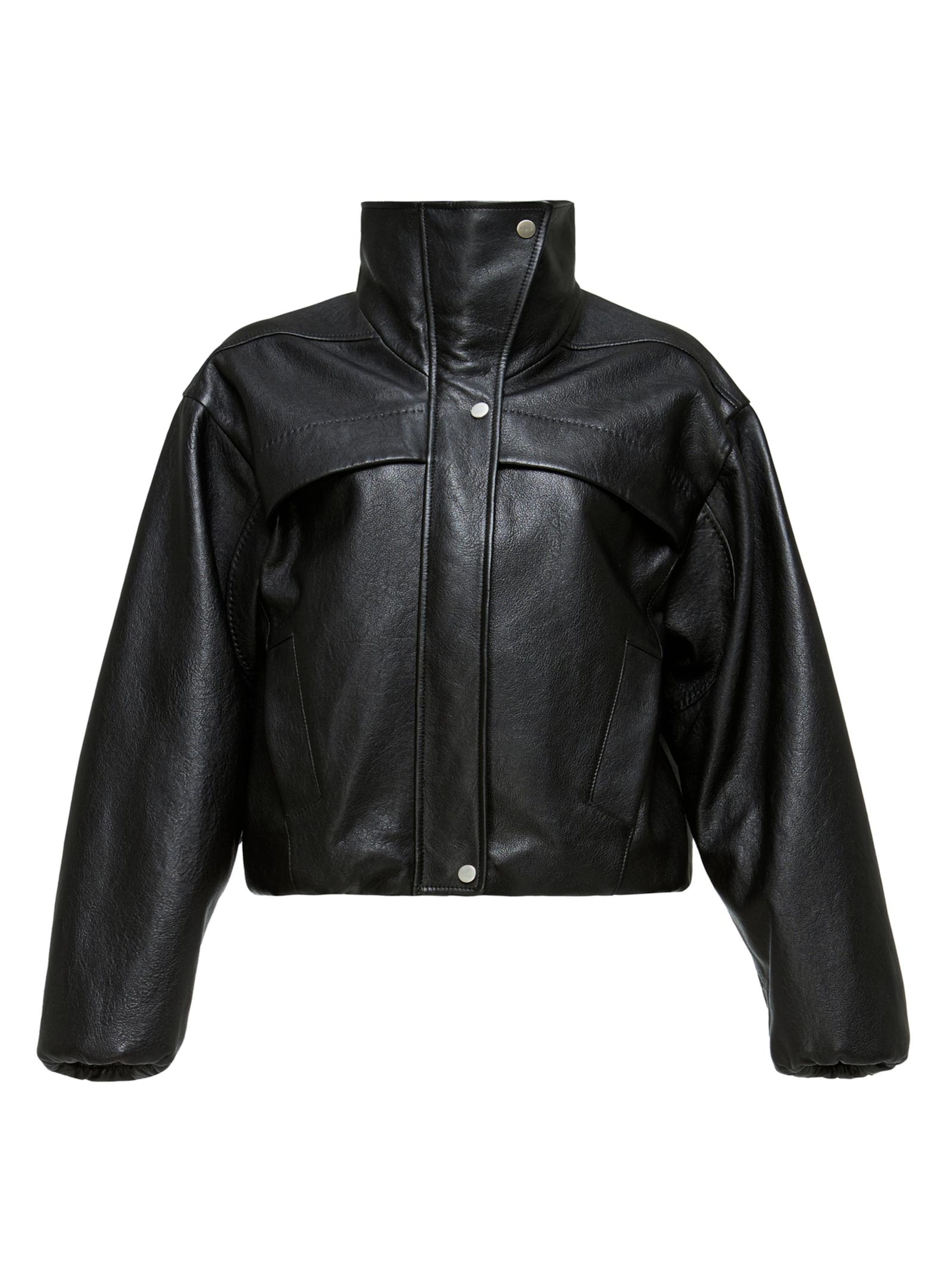 V S P Winter Jacket 'Eli' in Black: front