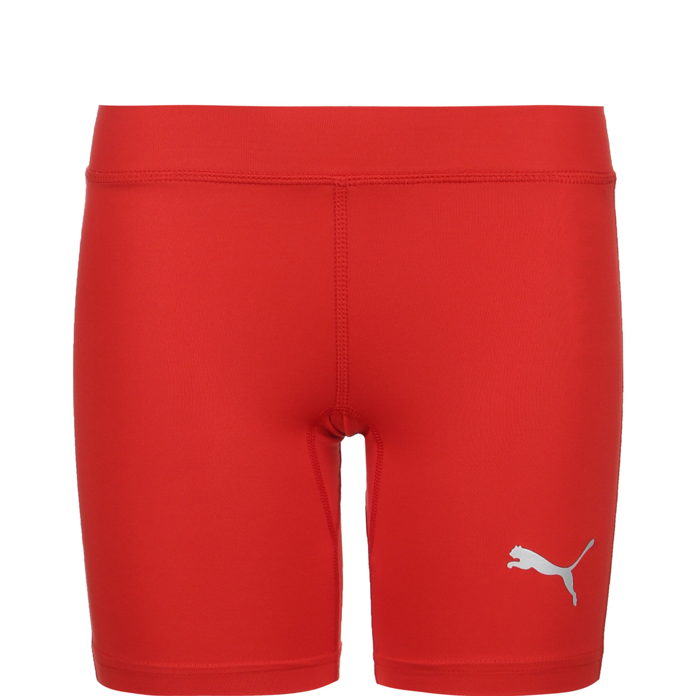 PUMA Skinny Sports trousers 'Liga' in Red: front