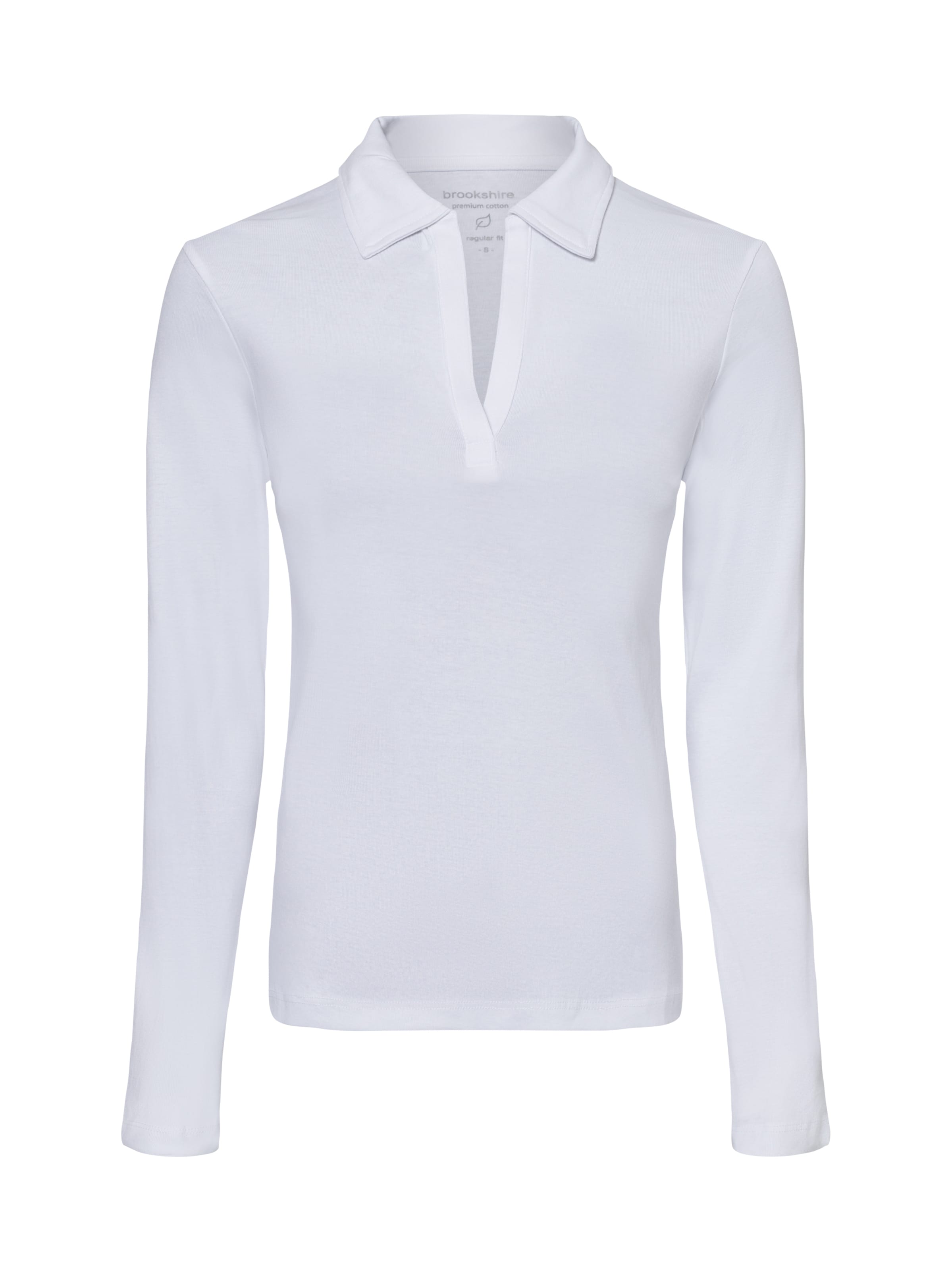 Brookshire Blouse in White: front
