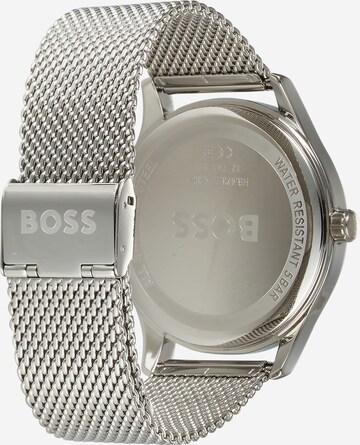 BOSS Black Analog Watch in Silver