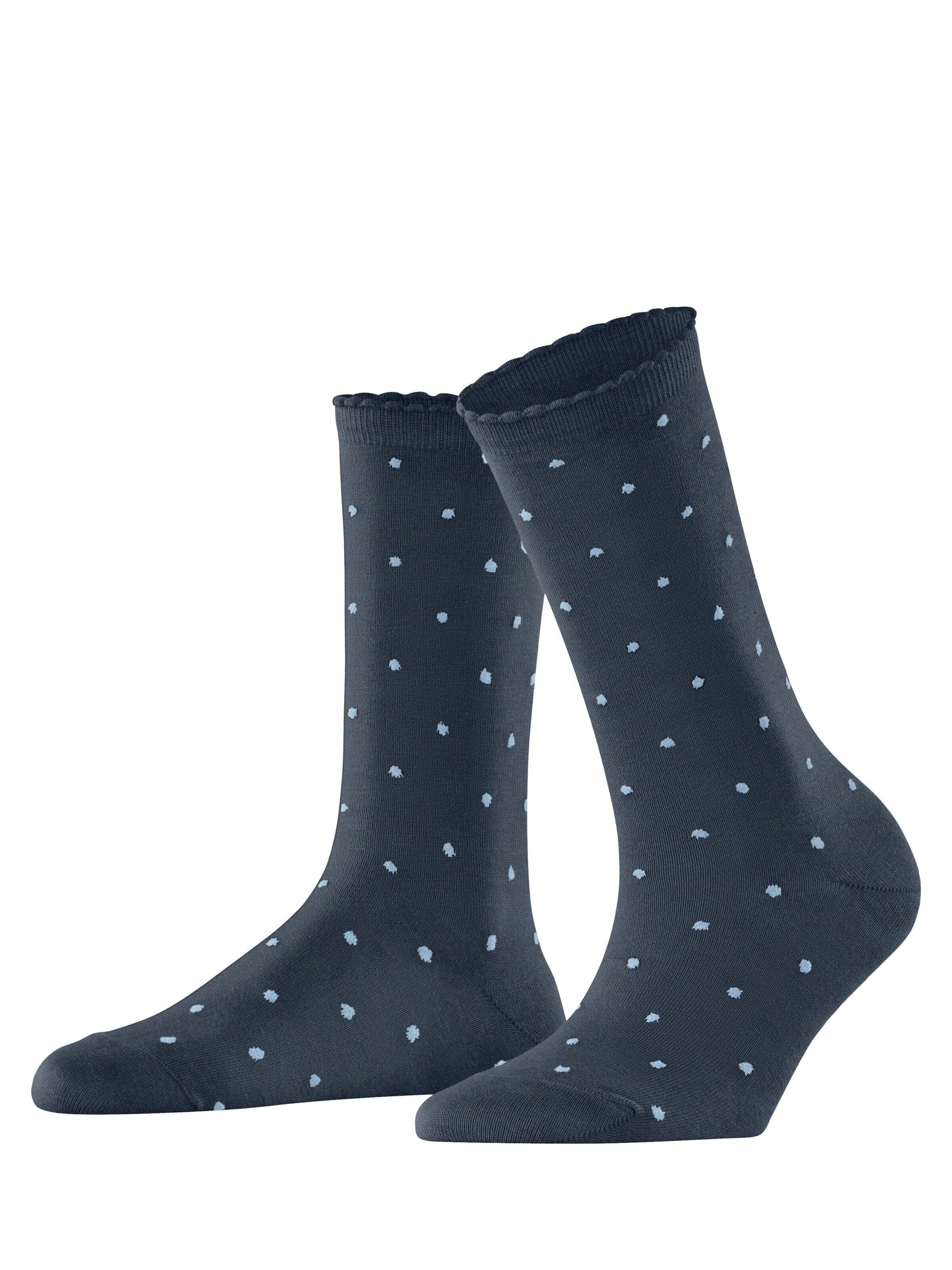 FALKE Socken 'Spike Dot'‌‌‌‌‌ in Blau: Vorderseite