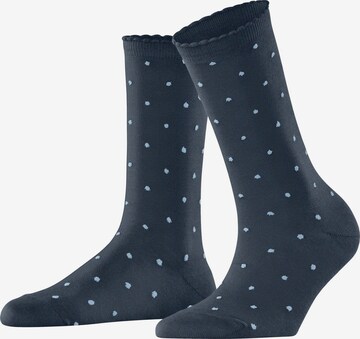 FALKE Socken 'Spike Dot' in Blau: Vorderseite
