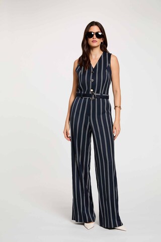 Morgan - Jumpsuit 'POKER.F' en azul: frente
