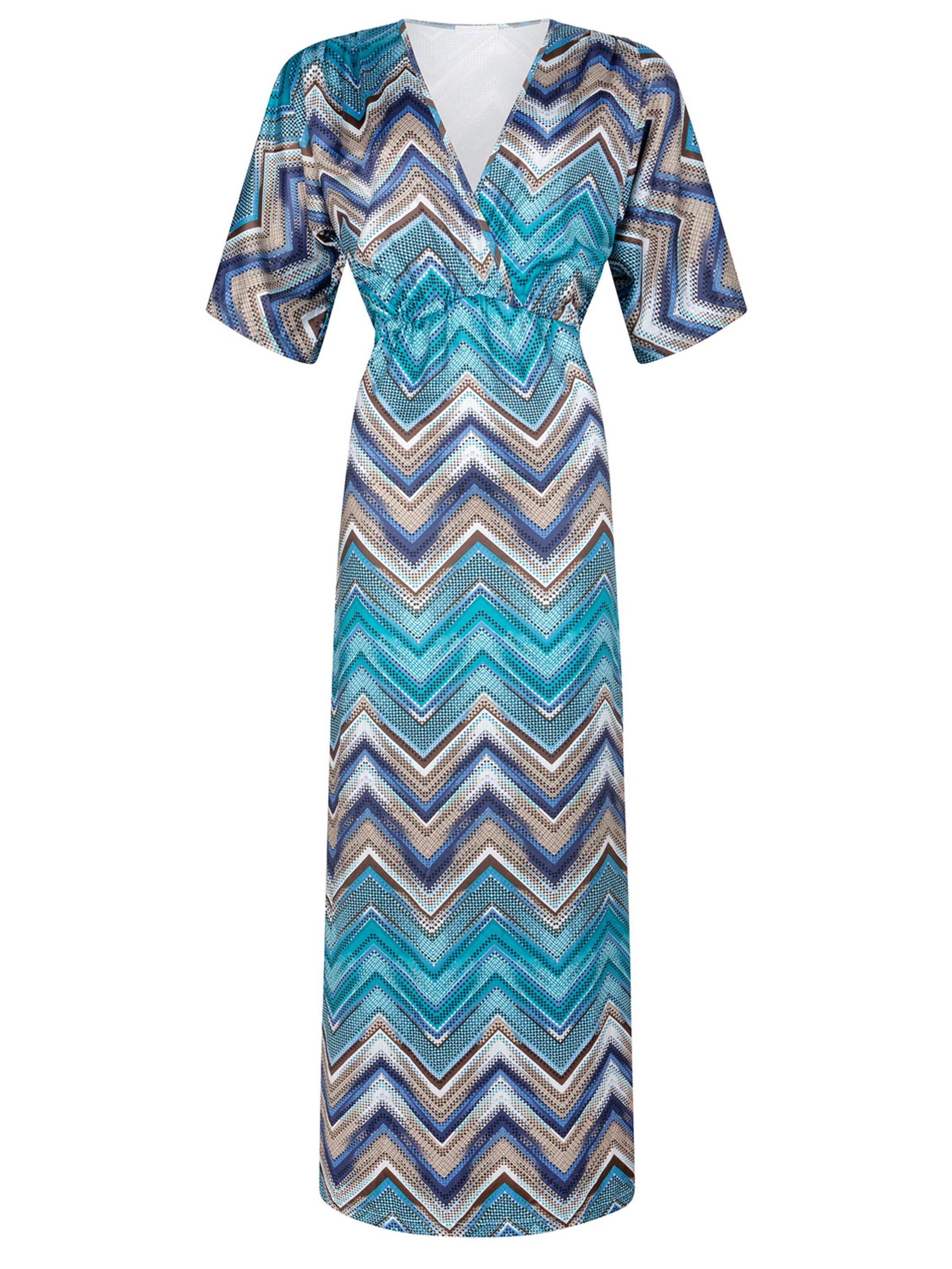 Chic by Lirette Jurk 'Lotus Myzithres' in Blauw: voorkant