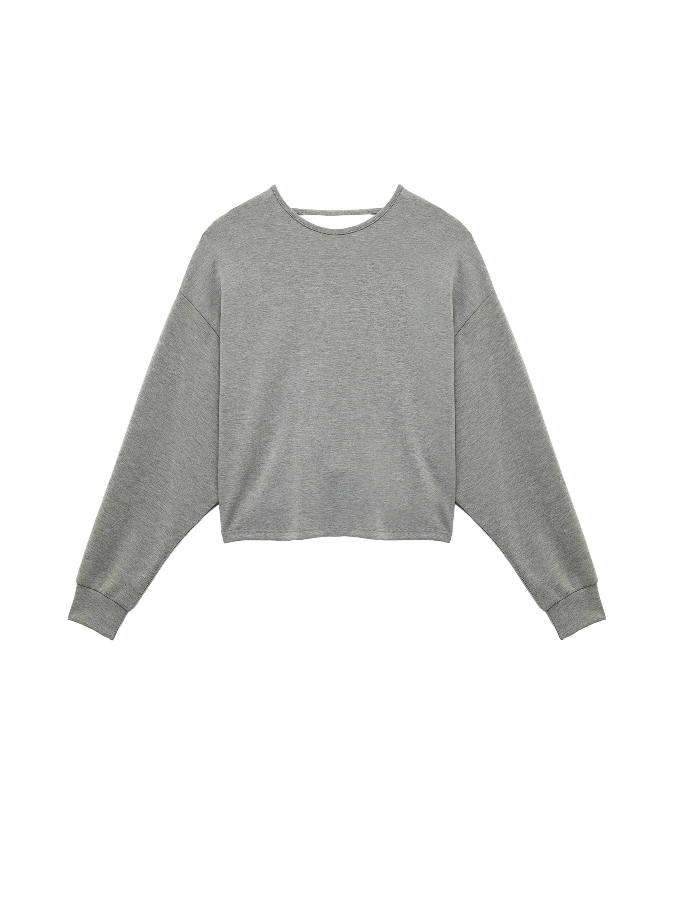 Koton Sweatshirt in Grijs: voorkant