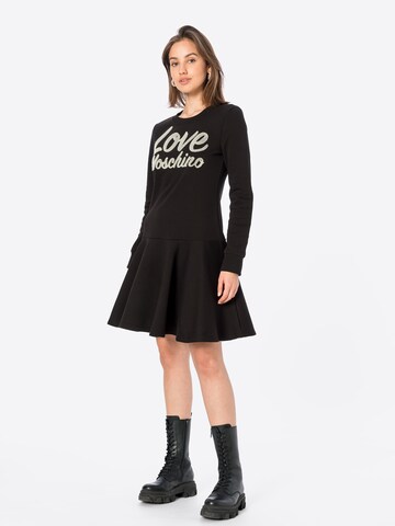Love Moschino Φόρεμα σε μαύρο: μπροστά