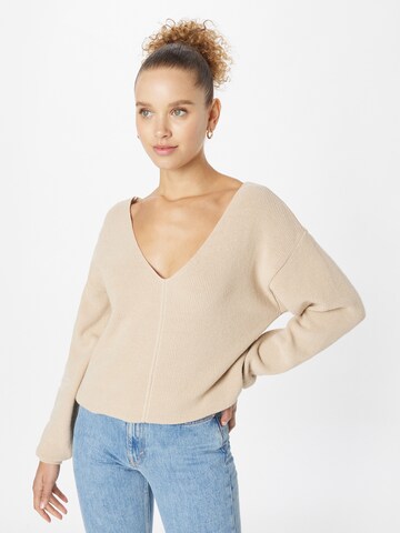 Pullover di NU-IN in beige: frontale