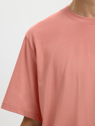 SELECTED T-Shirt 'SLHASPEN' in Pink
