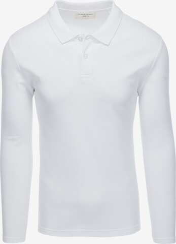 Ombre Shirt 'L132' in White: front