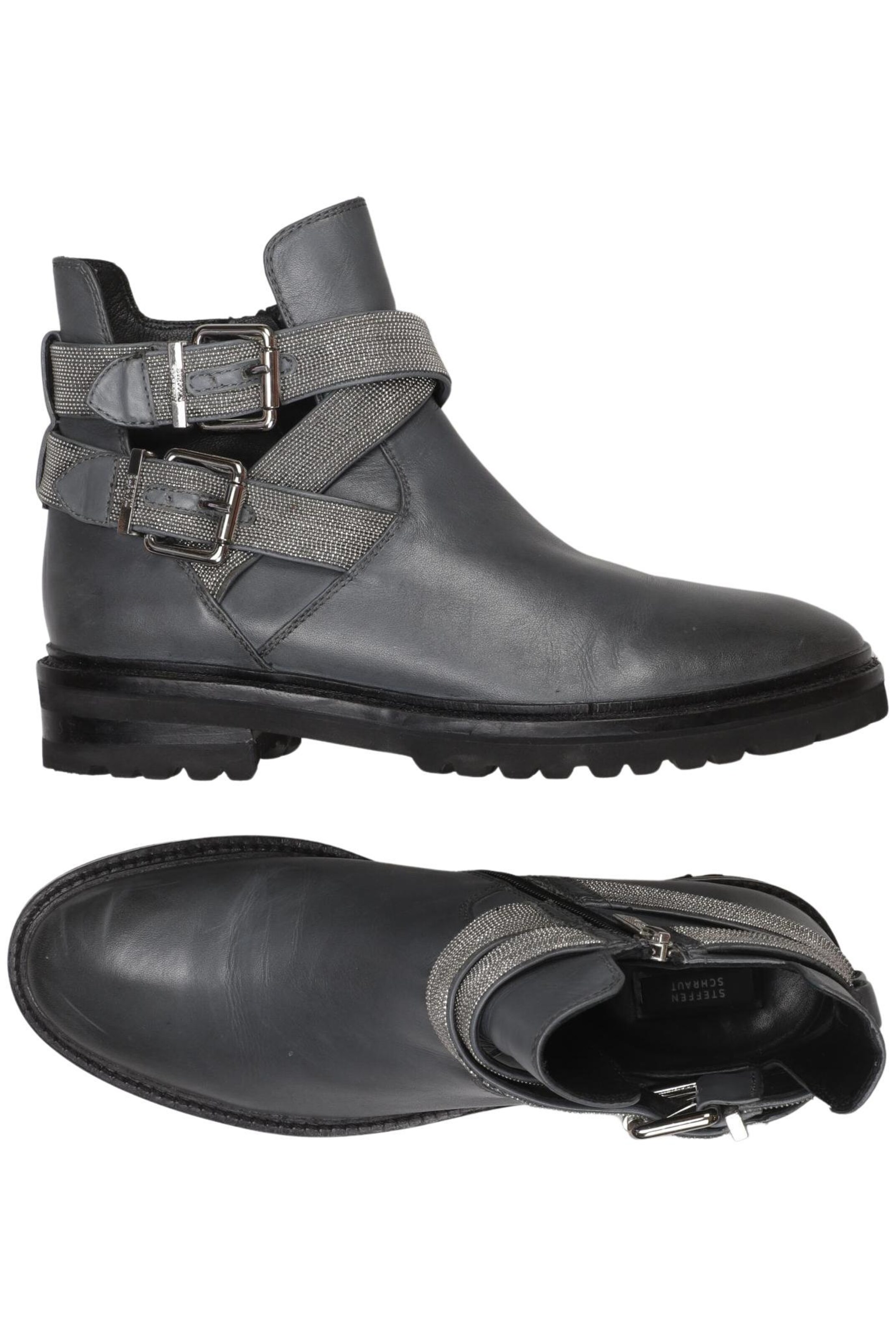 STEFFEN SCHRAUT Stiefelette 40 in Grau: Vorderseite