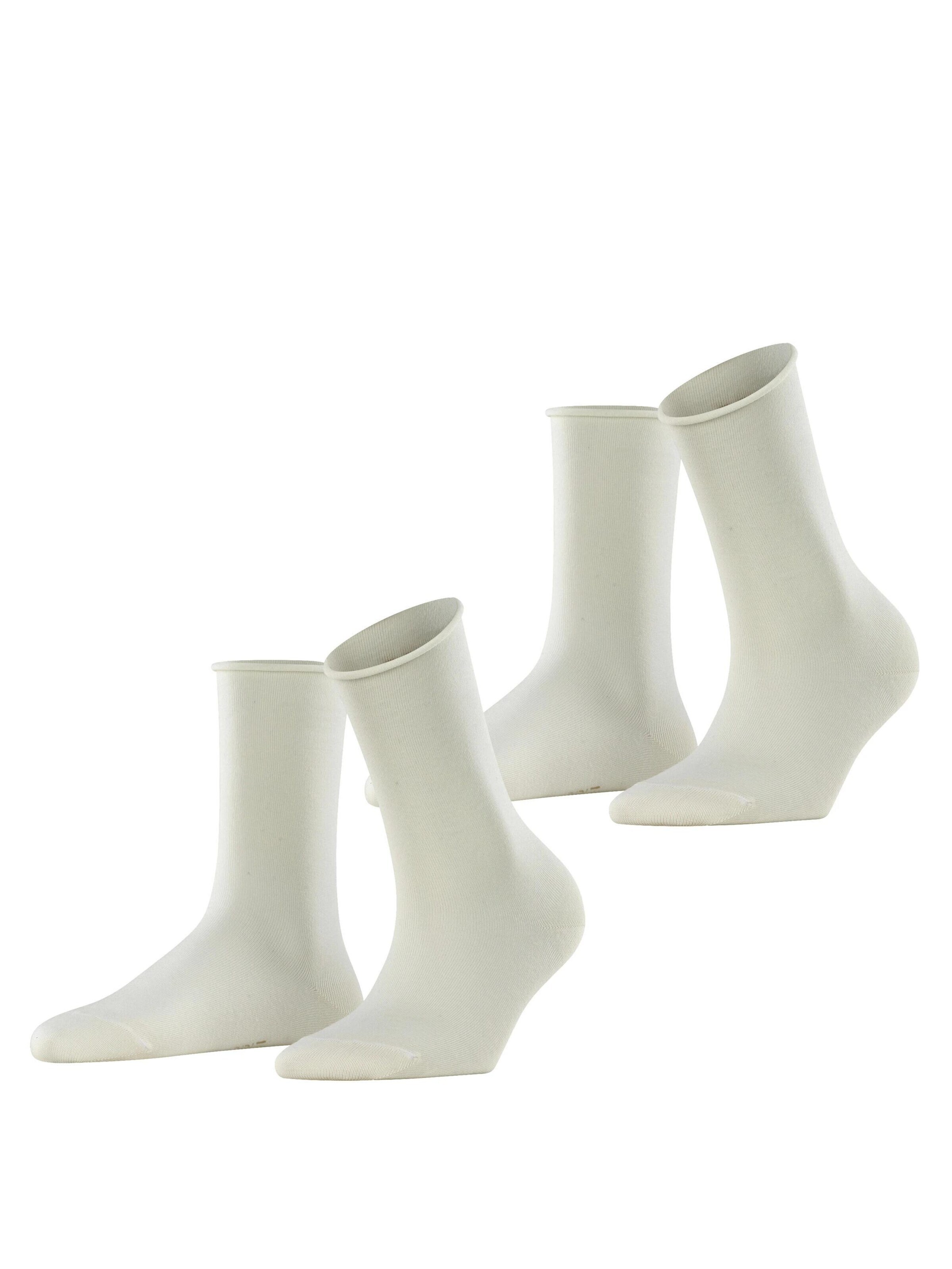ESPRIT Socken 'Basic Pure 2-Pack'‌‌‌ in Weiß: Vorderseite