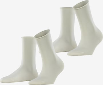 ESPRIT Socken 'Basic Pure 2-Pack' in Weiß: Vorderseite
