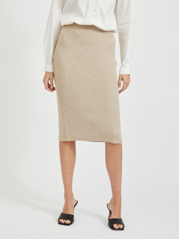 VILA Skirt 'Ril' in Beige: front